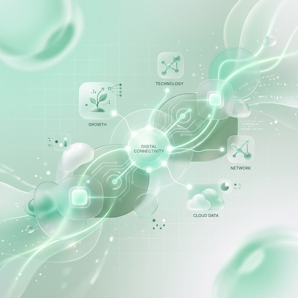 Irene Ng'endo Abstract Tech Graphic